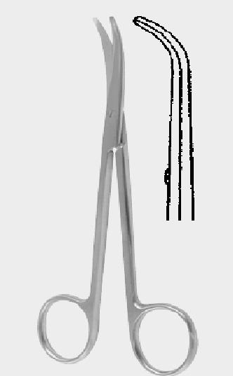 Ножиці дисекційні ФОМОНА (FOMON), 13,5 см (cm)